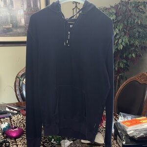 Michael Kors Men's Zip-Up Black Sweater